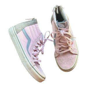 Vans Sneakers Kids 3 Pink Mist/Monument UY Sk8-Hi Zip (Flower Zip) VN0A3276OE4